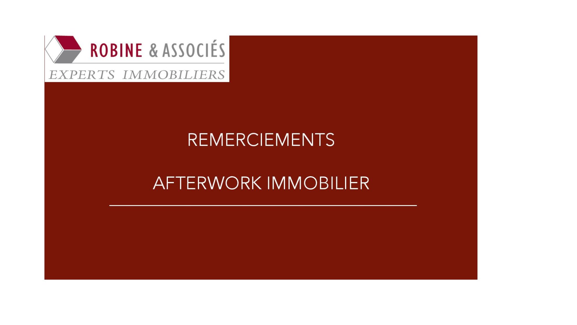 Merci pour votre présence à l’afterwork du 20/11/2018