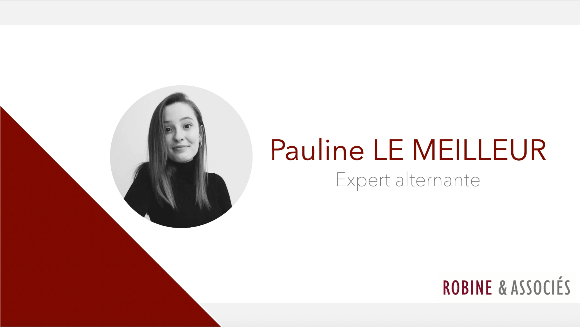 Fast and curious – Pauline Le Meilleur, expert-alternante