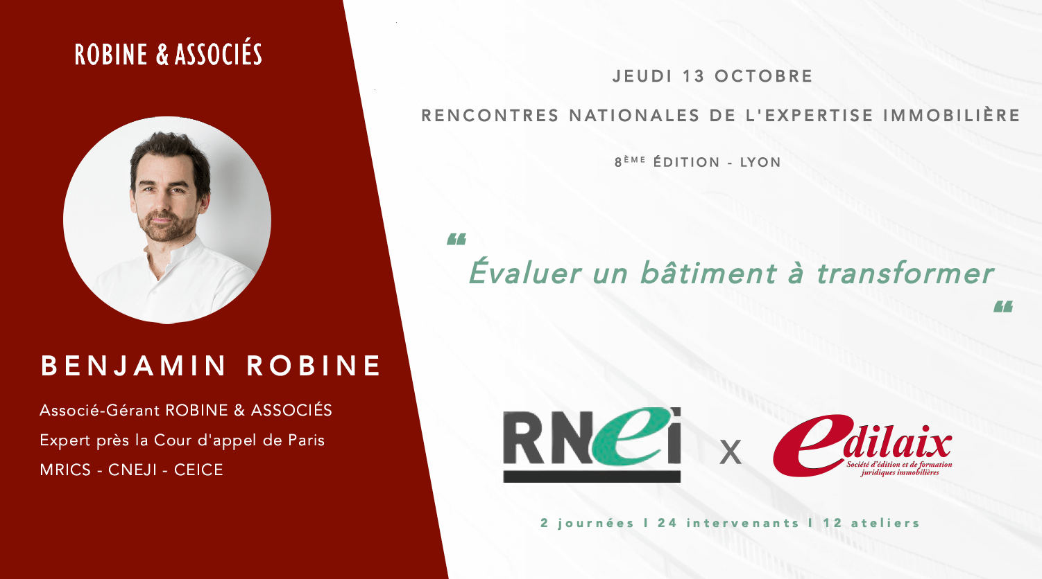 Benjamin ROBINE – RNEI 8ème édition