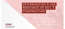 Détermination d’une redevance de bail à construction