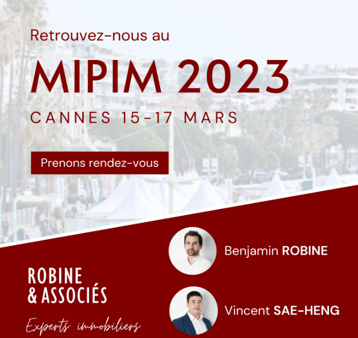 Retrouvez-nous au MIPIM 2023 – Cannes 15-17 mars