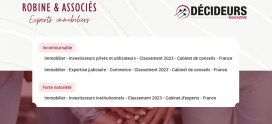 ROBINE & ASSOCIES cabinet d’expertise « incontournable » – Classement Décideurs Magazine 2023
