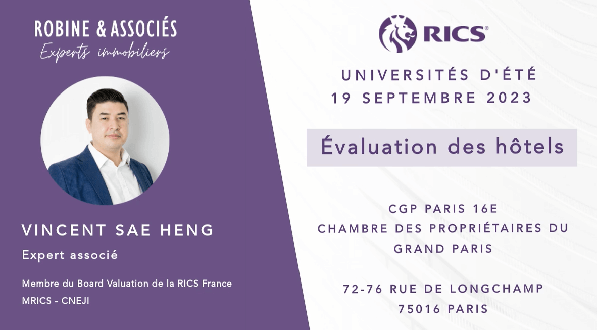 Université d’été de la RICS – 19 septembre 2023