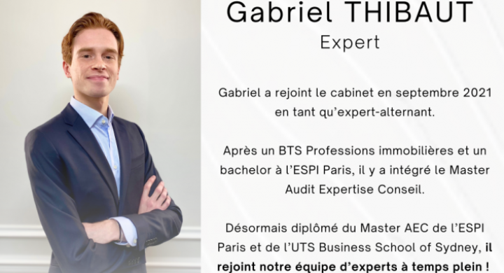 Gabriel Thibaut renforce notre équipe !