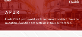 Étude 2023 post-covid de l’APUR sur le commerce parisien