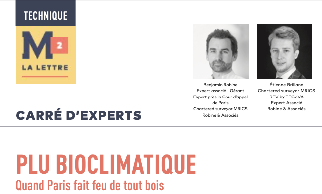 PLU Bioclimatique : quand Paris fait feu de tout bois